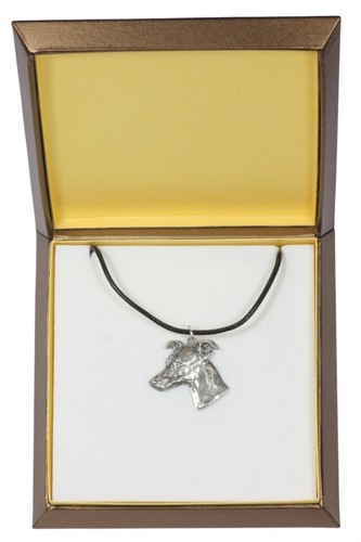 Whippet collana rivestita - rivestita, in