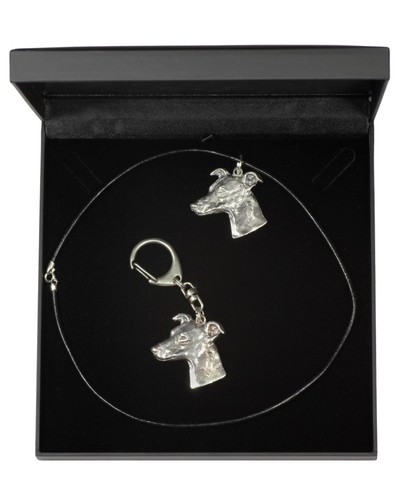 Whippet set con un cane - -,