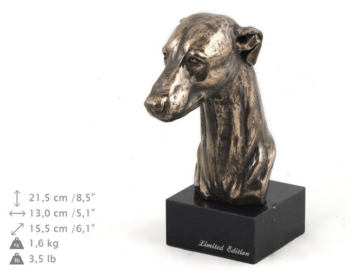 Whippet statua di cane - statua,