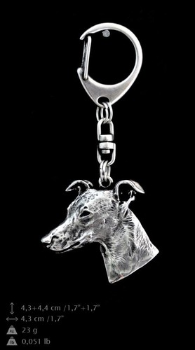 Whippet portachiavi - whippet,